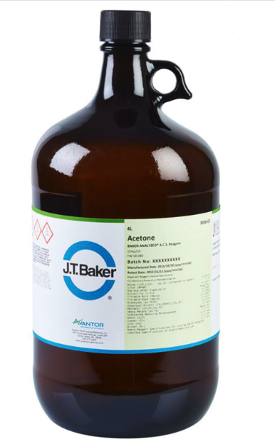 Solventes. Acetona. Para usos diversos. Envase con 1000 ml.